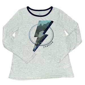 Justice Long Sleeve Graphic Tee